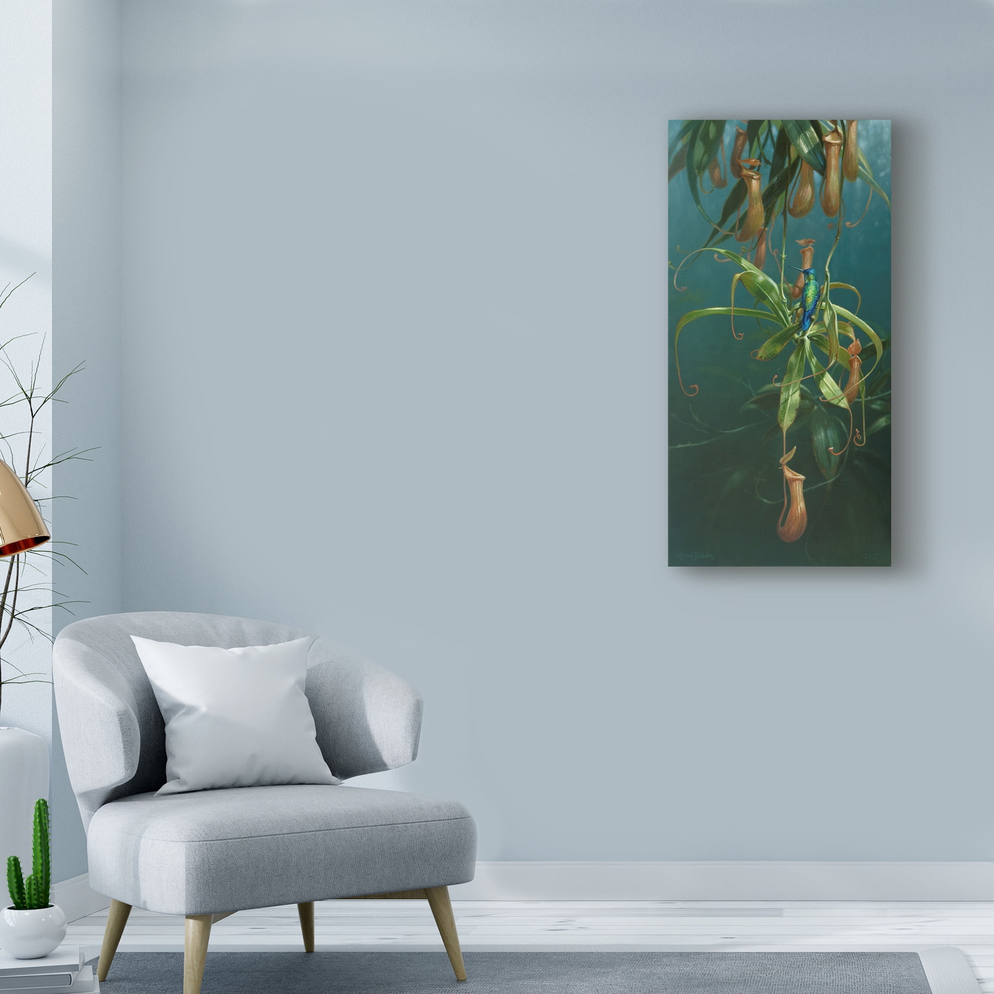 Trademark Fine Art 'Humming Birds' Canvas Art by Michael Jackson