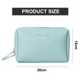 thumbnail image 2 of Bolso del maquillaje del viaje de las mujeres del bolso de la cremallera del bolso del maquillaje impermeable multifuncional del cuero de la pu, 2 of 5