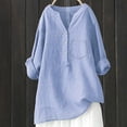 thumbnail image 2 of Womens Long Sleeve Shirts 2026 Basic Fashion Casual Loose Tops Chic Spring Fall Casual Tops, 2 of 4