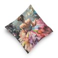 thumbnail image 5 of Beautiful Colorful Dress Pillowcase Special Crystal Velvet Square One Side Beautifully Printed Breathable And Comfortable Multi-functional Pillow 16in, 5 of 7
