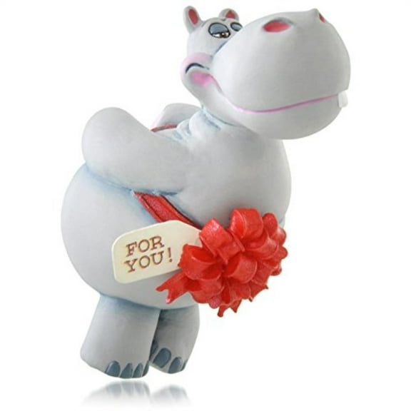 hallmark qgo1037 2015 i want a hippopotamus for christmas ornament