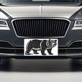 thumbnail image 3 of Brown Bear Black White Metal Novelty License Plate, 3 of 7