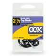 thumbnail image 2 of (3 pack) Ook Cup Hooks, 2-1/4", 0.5 lbs, Screw Hooks, Steel, Black Vinyl, 10 pack, 2 of 11