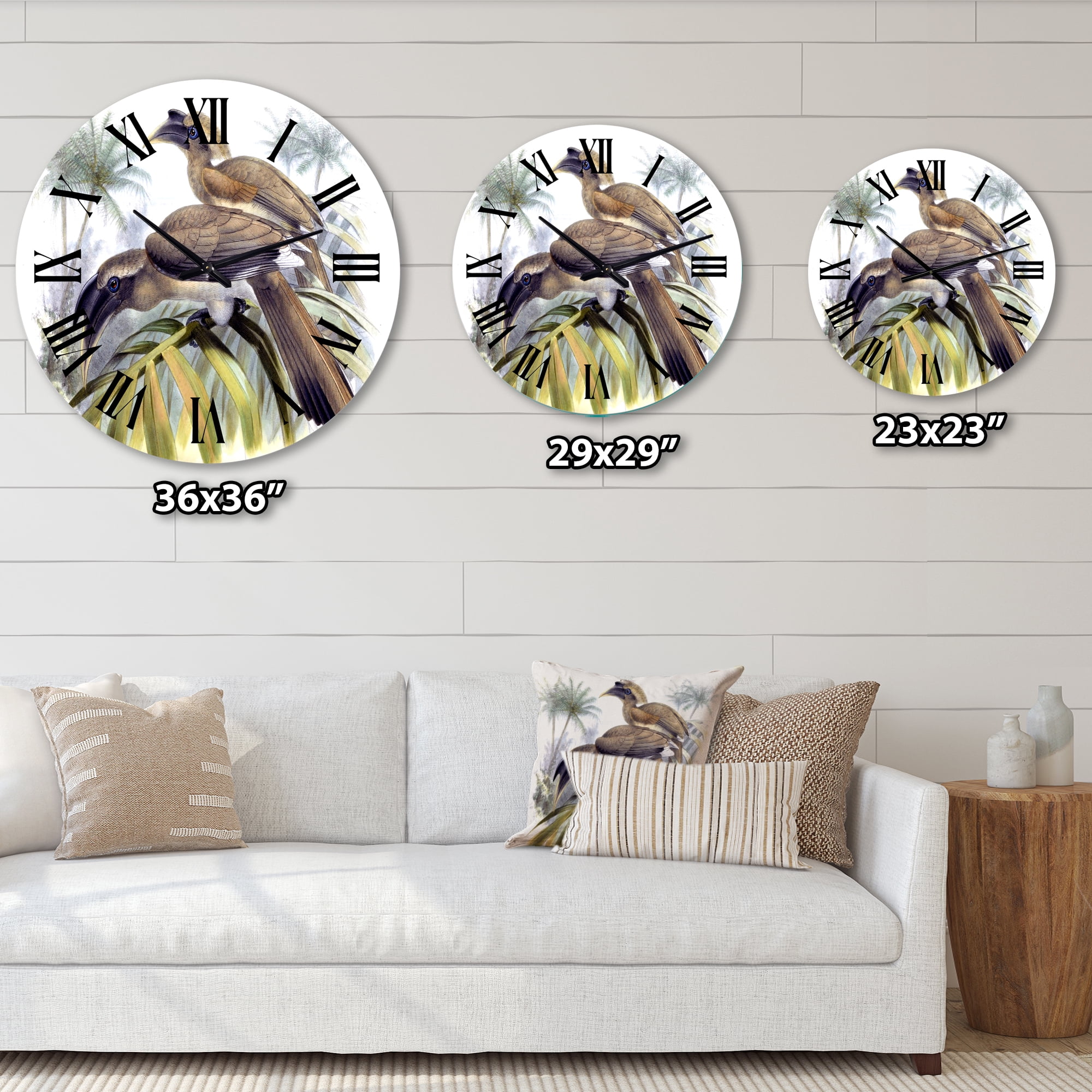 Designart 1 in Quartz Traditional Wall Clock