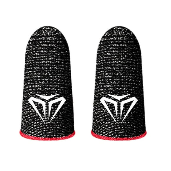 VIVIDCRAFT 1Pair Mobile Game Fingertip Gloves For PUBG Gamer Sweatproof slip Screen Gaming Finger N4T5 Breathable Sleeve Finger