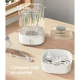 thumbnail image 3 of Grownsy Baby Bottle Steam Sterilizer with Timer for Baby Bottles, Pacifiers, Pump Part,Toys White, 3 of 7