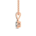 thumbnail image 5 of Diamond Pendant Necklace For Women | 4 Carat IGI Certified Oval Shape Lab Grown Diamond | Lou Slider Lab Diamond Pendant Necklace In 14K Rose Gold | FG-VS1-VS2 Quality | Friendly Diamonds, 5 of 5