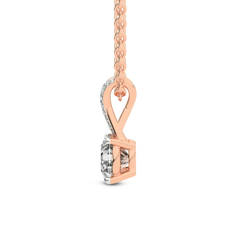 Diamond Pendant Necklace For Women Carat IGI Certified
