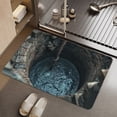 thumbnail image 6 of Yyuenw Bathroom Rugs, Trap Stereoscopic Visual Doormat Water-Absorbing Doormat In-Stock Drop Shipping Entrance Door Mat, Home Decor, 6 of 7