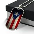 thumbnail image 3 of Puerto Rican dog tag - Graphic Military Dog Tag Necklace (Optional Personalized Engraving), 3 of 5