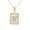 V, variant on Fmlxio Gold Necklace for Women Stainless Steel Letter Necklace Female Gold Titanium 26 English Pendant Necklace on Clearance