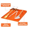 thumbnail image 4 of Grill Silicone Side Shelf Mat, Baking Pan Protector Mat, Multi-Functional Blackstone Silicone Grill Tool Mat for BBQ Grills, 4 of 8