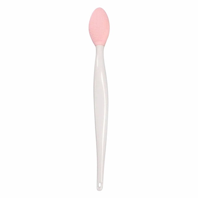 Cepillo de silicona para la nariz, cepillo de masaje de doble cara para eliminar puntos negros, cepillo para la nariz y los labios, herramienta de limpieza de belleza