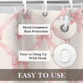 thumbnail image 4 of Pink Bow Shower Curtain 72x72, Waterproof Washable Polyester Bathroom Curtain, Bow Bath Curtain with 12 Plastic C Hooks, Machine Washable Fabric Bath Curtain for Bathroom Decor, 4 of 5