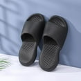 thumbnail image 3 of Roxoni Men's Lightweight House Solid Slipon Sports Casual Comfort Soft Breathable Slippers - Quick Drying Sandal, 3 of 4