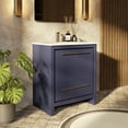 thumbnail image 2 of Lafarre 30 in W x 20 in D Navy Blue Bath Vanity and White Quartz Top, 2 of 9