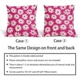 thumbnail image 2 of Hot Pink Pillow Covers 20X20 Inch White Floral Daisy Geometry Decorative Couch Pillow Cases Spring Summer Flower Throw Pillows Set of 2 Farmhouse Home Decor for Room Porch Patio Couch Outdoor, 2 of 6