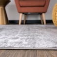 thumbnail image 3 of World Rug Gallery Distressed Abstract Gray 2' x 3' Door Mat, 3 of 7