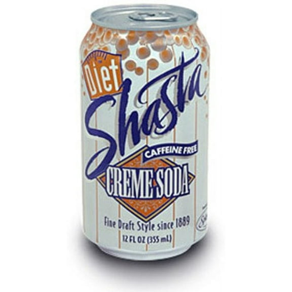 Shasta Diet Cream Soda Cans, 12 Fl Oz (Pack of 12)