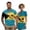 Bahamas Flag Palm Tree, variant on Binienty Groovy Floral His and Hers Golf Outfit Set Fashion Short Sleeve Matching Golf Shirt and Skort Set for Him and Her ,1/4 Zipper Golf Course Wear for Golf Running Sports