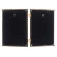 thumbnail image 4 of 5x7 Hinged Double Cast Metal Picture Frames, Gold Rope Design, 4 of 4