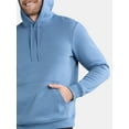 thumbnail image 4 of Athletic Works Men's & Big & Tall Men's Fleece Hoodie Sweatshirt, Sizes XS-4XLT, 4 of 5