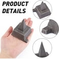 thumbnail image 3 of Jewelry Metalworking Tool Professional Iron Horn Anvil Jewelry Making Work Surface with Wide Base for Metal Forming Jewelry Making, 3 of 5