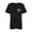 Black, variant on Womens Athletic Tops Women's Casual Loose Print Crew Neck Short Sleeve T Shirt Top for Everyday Comfort and Effortless Style Black XL