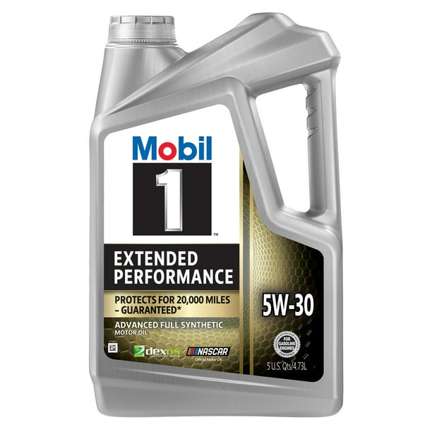 Mobil 1 Extended Performance Full Synthetic Motor Oil 5w 30 5 Quart Walmart Com Walmart Com