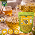 thumbnail image 6 of Green Royalty Chamomile Tea (Manzanilla) 4 oz | Whole Flower Loose Leaf | 100% Natural, Non-GMO | Herbal Relaxation Tea | Makes 30+ Cups | Product of Mexico, 6 of 6