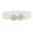 White A3, variant on White Women's Belts, Elastic Waistband With Wide Elastic Waist Closure And Embellishment,Women's Accessories Belt