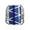 Blue, variant on AeraVida Stripe Line Zig-zag Blue Lapis .925 Silver Ring-8