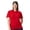 Red, variant on Softstyle Women's Pique Polo, Comfortable Short Sleeve Shirt, Sport Grey, Sizes S-2XL, 90/10 Cotton/Polyester