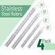thumbnail image 2 of Steel Rulers Mr. Pen de 15, 20, 30, 35 cm, paquete de 4, 2 of 6
