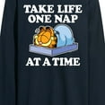thumbnail image 3 of Garfield - Take Life One Nap - Men's Long Sleeve T-Shirt, 3 of 5