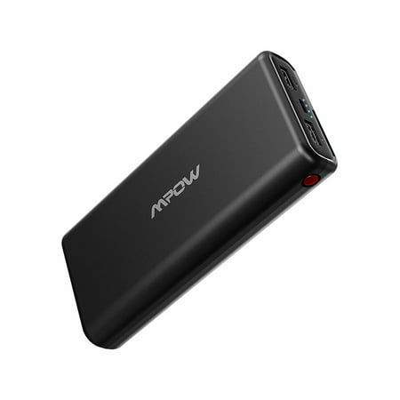 Mpow Power Bank, 20000mAh Large Capacity, High Charging Speed, Dual-USB Output, Compatible with iPhone, Samsung Galaxy, Google Pixel/XL, iPad Air, Huawei and