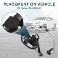 thumbnail image 3 of Unique Bargains Air Suspension Ride Height Level Sensor for Lexus LX570 No.8940860040 Rear Left Height Level Sensor, 3 of 7