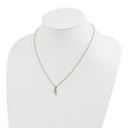 thumbnail image 4 of Diamond2Deal 10K Tri-Color Gold Hummingbird Necklace for Women 18", 4 of 6
