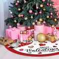 thumbnail image 6 of 36 Inch Valentine''s Day Tree Skirt Reversible St. Patrick''s Day Tree Skirt Love Heart Gnome Clover Double Sided Print Mat Christmas Tree Skirt for Holiday Party Decoration, 6 of 6