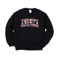thumbnail image 4 of America Sweatshirt for Women, Teens & Girls Trendy Floral Patriotic Sweater Black Sweatshirt Youth Small, 4 of 5