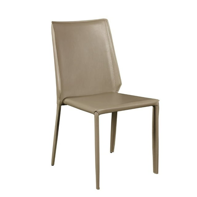 Eurostyle Chaise d'Appoint Empilable en Gris Clair
