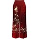 thumbnail image 4 of Pntutb Pantalones sueltos casuales vintage con estampado navideño para mujer Pantalones de pierna ancha casuales Pantalones Pntutb Pntutb-6607, 4 of 5