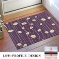 thumbnail image 3 of Purple Daisy Flower Wavy Lines Pattern Door Rugs,Washable Non Slip Door Mats Indoor,Decorative Door Mats,Entry Mat Indoor for Entrance,Bedroom,Kitchen,Bathroom,16"x24", 3 of 6