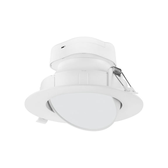 Satco Lighting S11715 Led Canless Recessed Fixture 6" Adjustable Recessed Trim - White