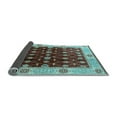 thumbnail image 2 of Ahgly Company Indoor Square Oriental Light Blue Traditional Area Rugs, 5' Square, 2 of 4