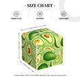 thumbnail image 3 of Kdxio Green Avocado Print Tissue Box Cover,Square Decorative PU Leather Facial Paper Case Organizer Holder Dispenser for Bathroom,Night Stands,Desk,Car 5.2''X5.2''X5.2'', 3 of 6