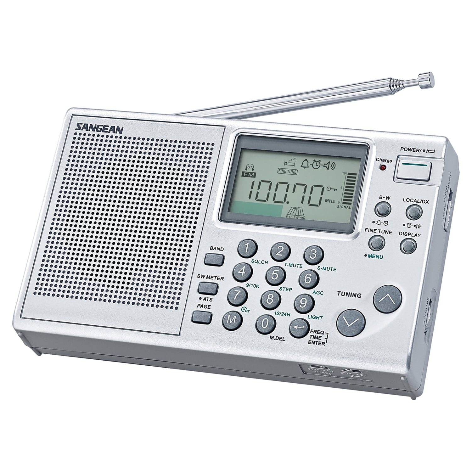 Sangean Multi-Band FM/MW/SW World Receiver Radio, ATS-405PT