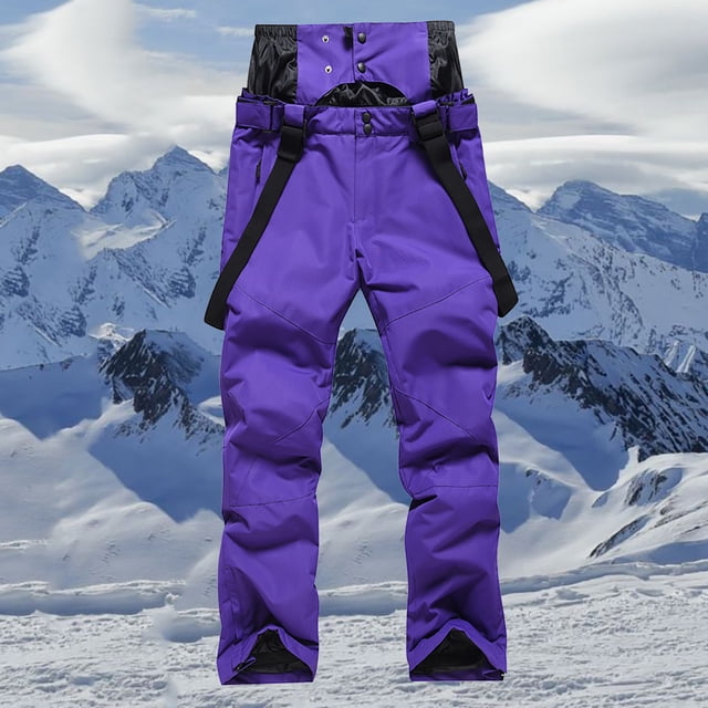 Womens And Mens Ski Pants Mens Large Size Warm Snowboard Double Board Windproof Ski Pants
