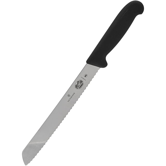 Cuchillo para pan Victorinox Swiss Army de 8 pulgadas con mango Fibrox