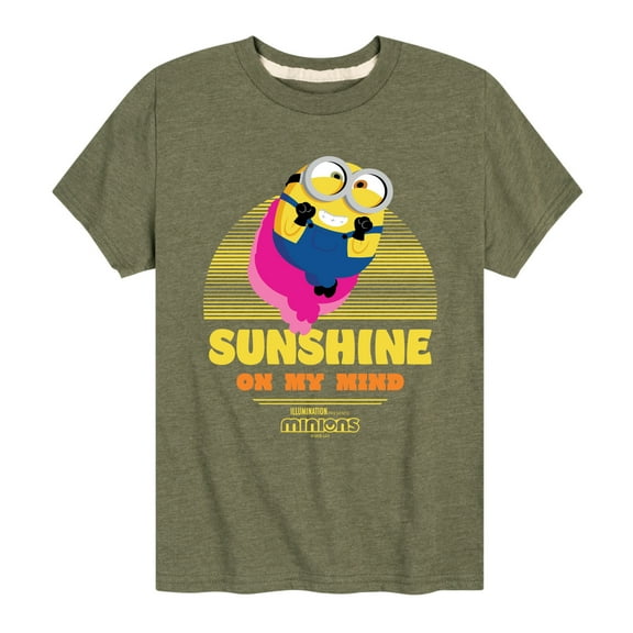 Despicable Me Minions - Sunshine On My Mind - Toddler & Youth Short Sleeve Graphic T-Shirt